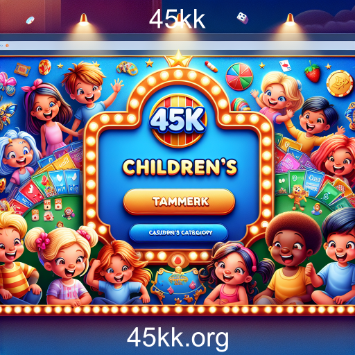 Descubra a Categoria Infantil do 45kk: Jogos Divertidos e Educativos